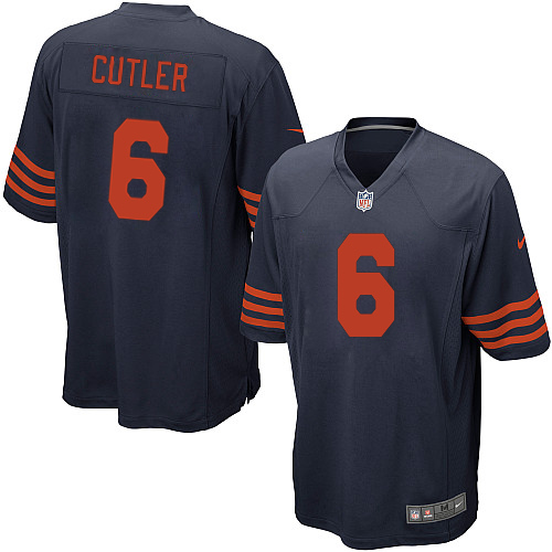 Youth Limited Jay Cutler Nike Jersey Navy Blue Alternate - #6 1940s Throwback NFL Chicago Bears